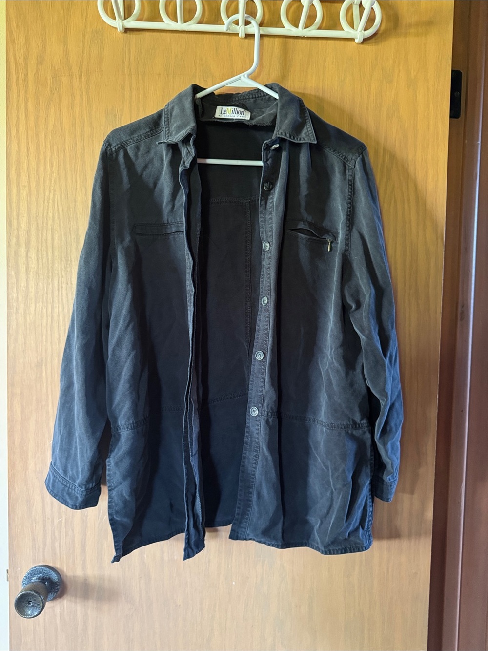 LeMillion • Dark Gray Lightweight Shirt Jacket